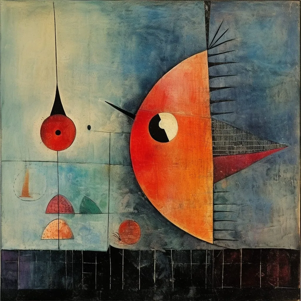 Paul Klee Midjourney AI generated image